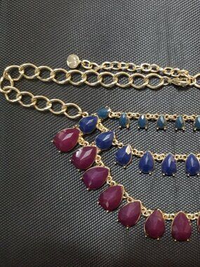 Vintage/Mid-Century Gothic Gaudy Gold Necklace